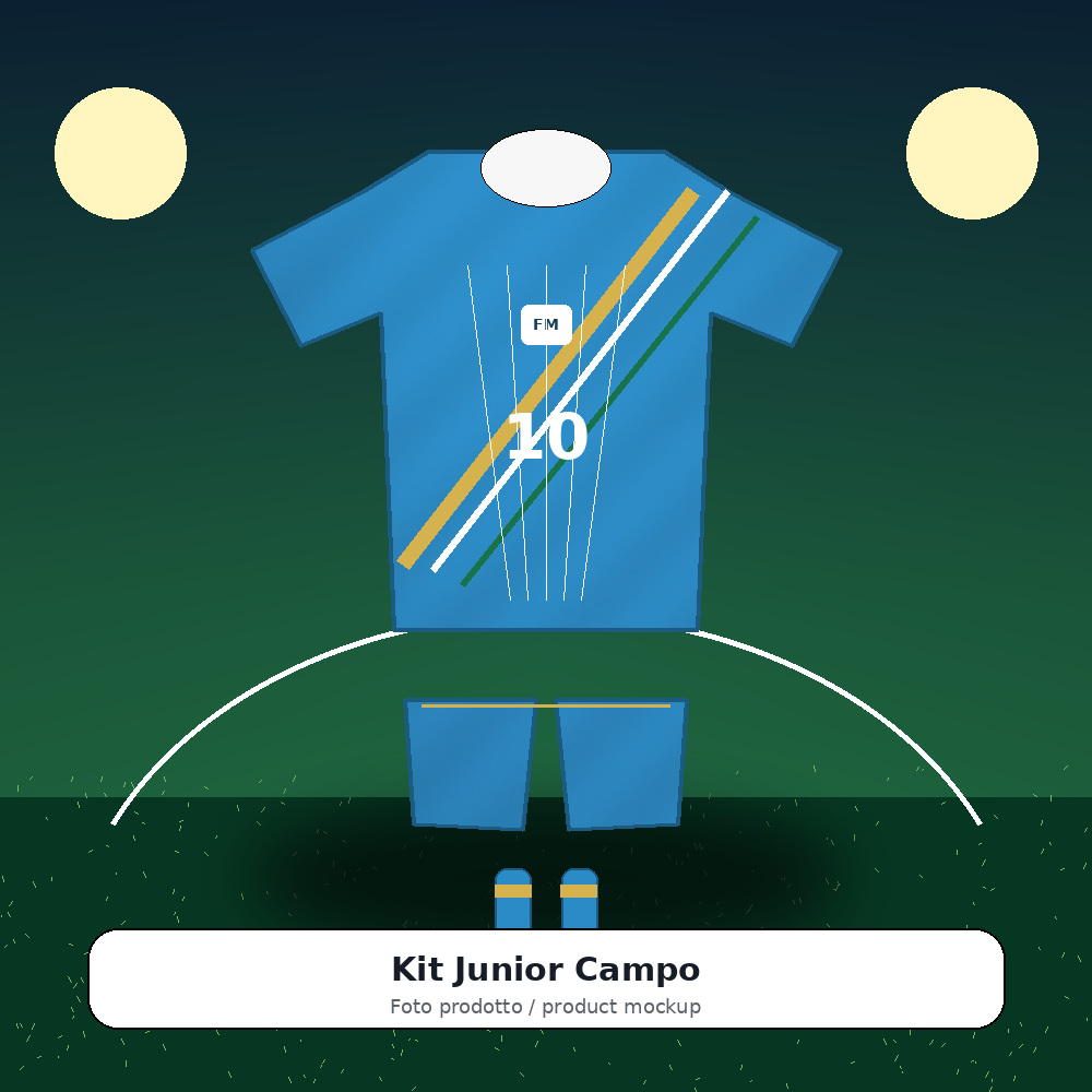 Kit Junior Campo mockup