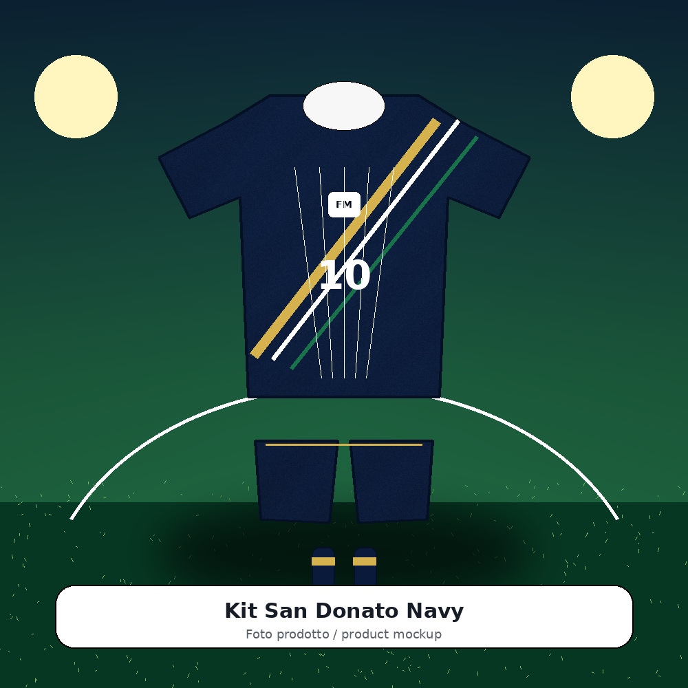 Kit San Donato Navy mockup