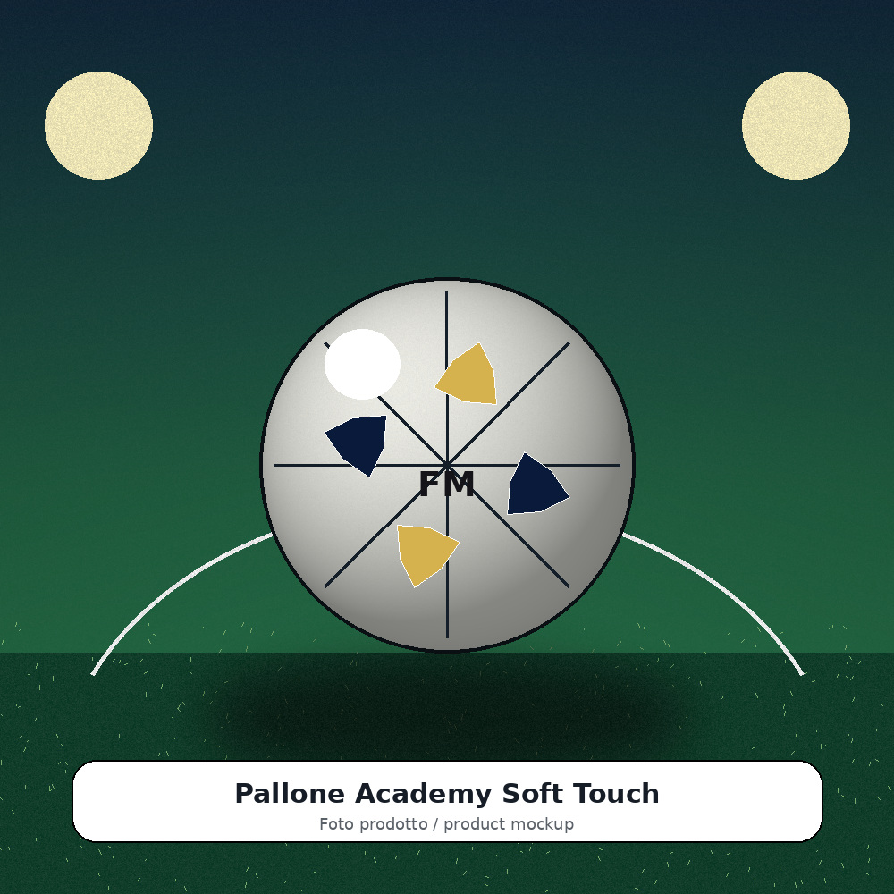 Pallone Academy Soft Touch mockup