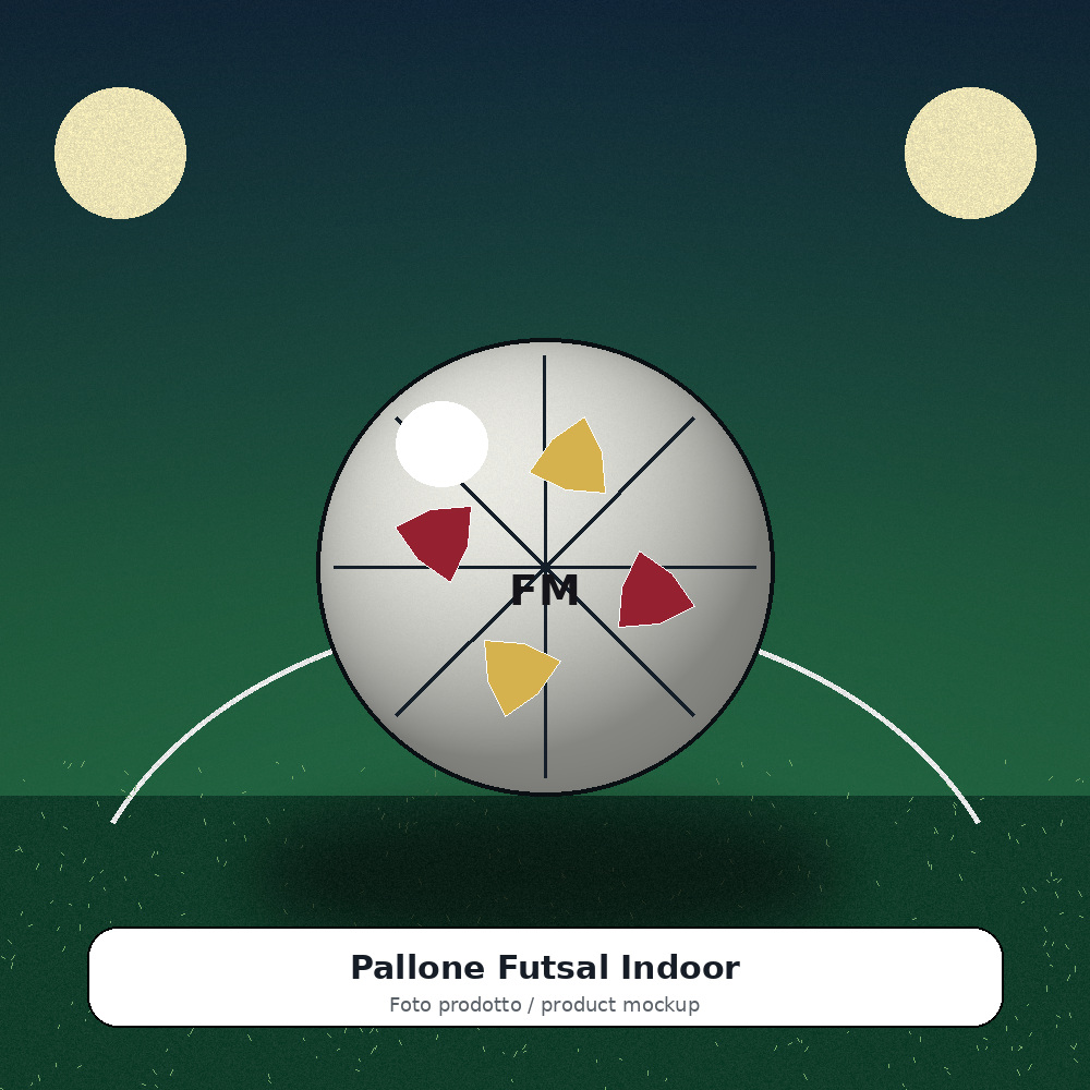 Pallone Futsal Indoor mockup