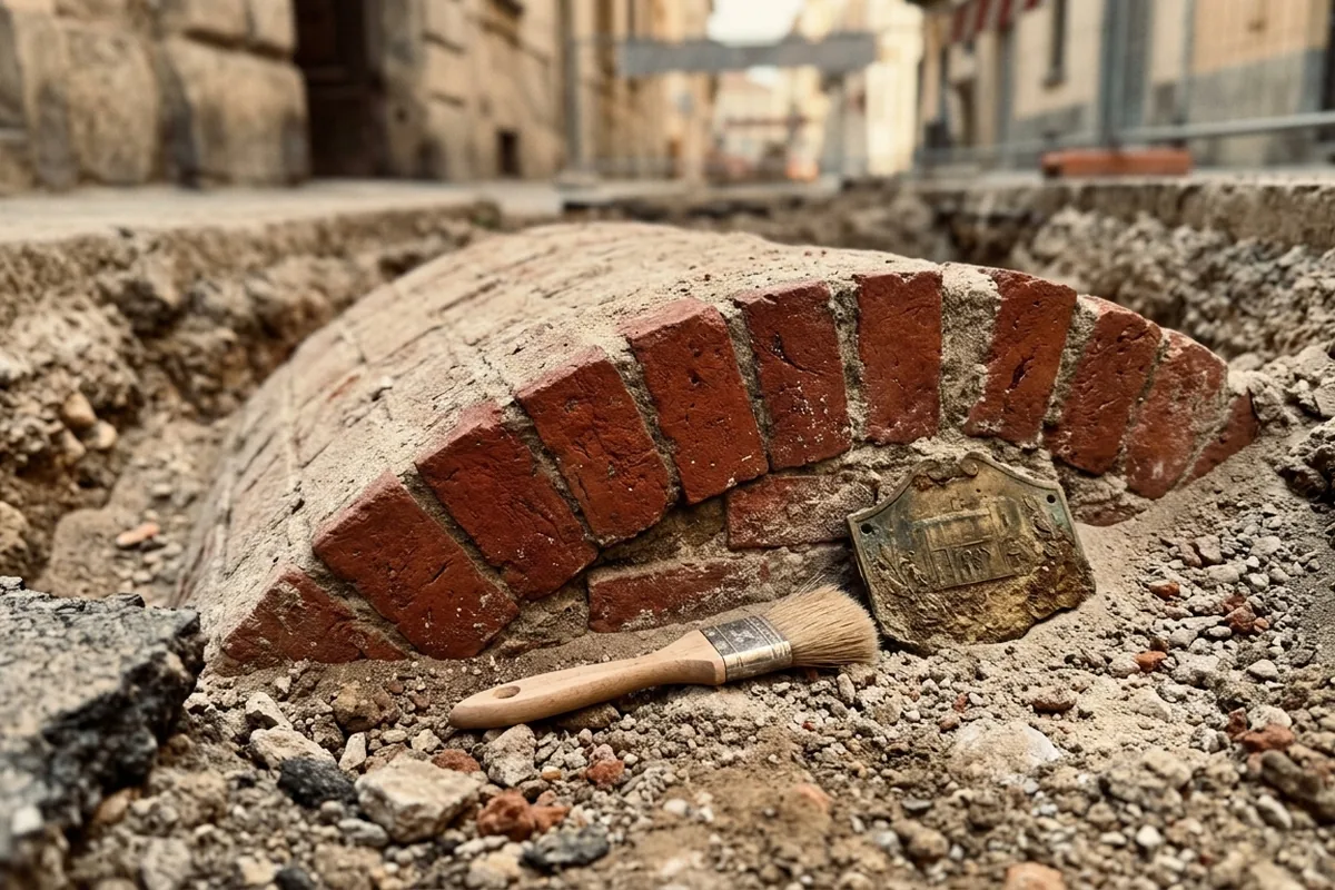 Cosa nascondono i sotterranei di Torino? Il tunnel segreto ritrovato per caso durante i lavori stradali.