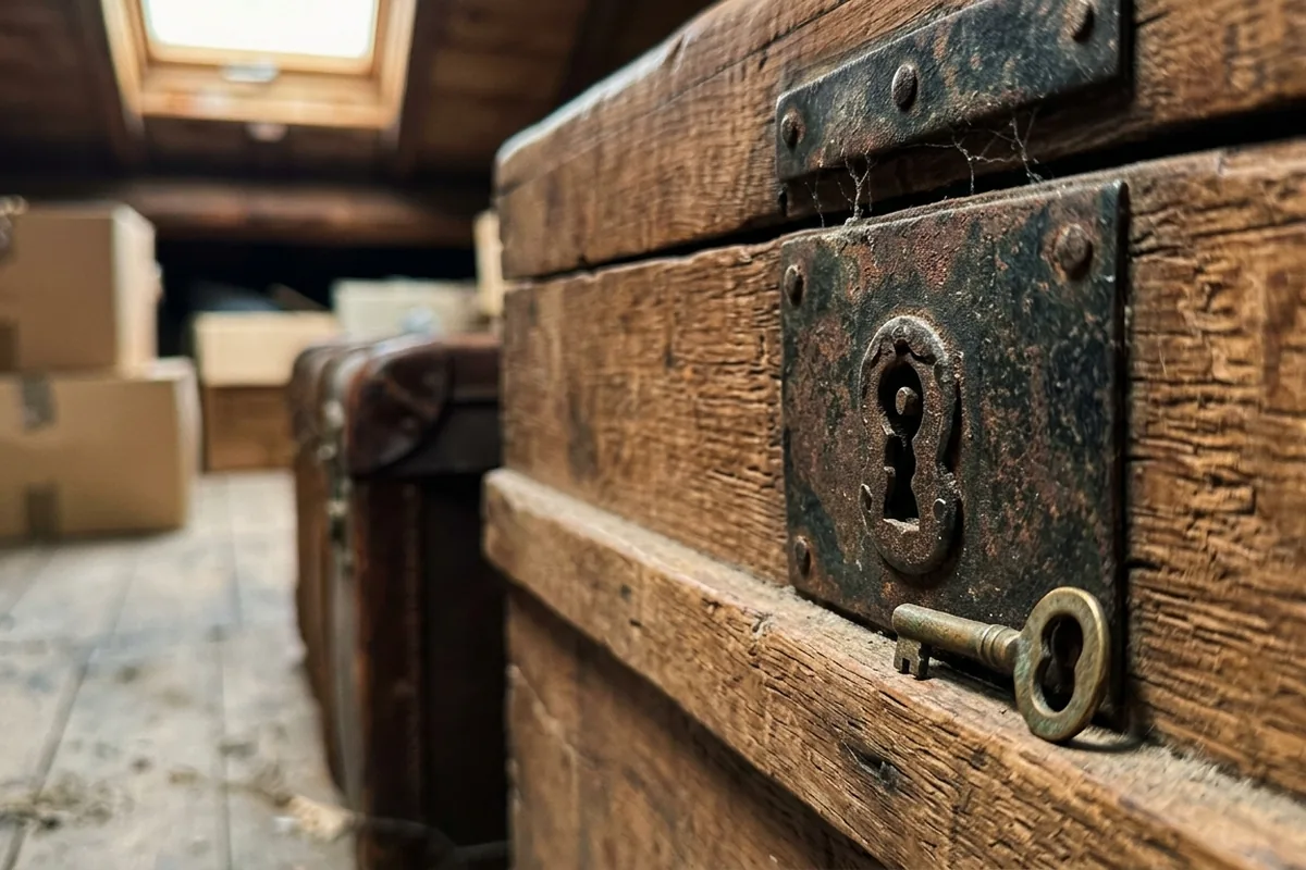 Hai trovato un vecchio baule in soffitta? Non pulire mai questa specifica serratura: il dettaglio che raddoppia il valore per i collezionisti