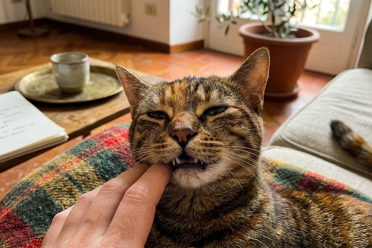 Il gatto ti dà dei piccoli morsi mentre lo accarezzi? Ecco cosa ti sta comunicando davvero