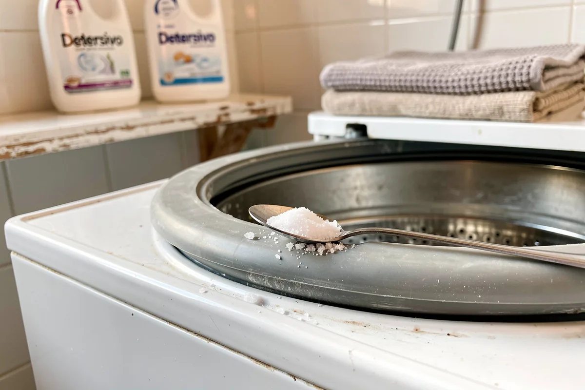 Metti un cucchiaio di sale nel cestello della lavatrice: il segreto per vestiti sempre brillanti