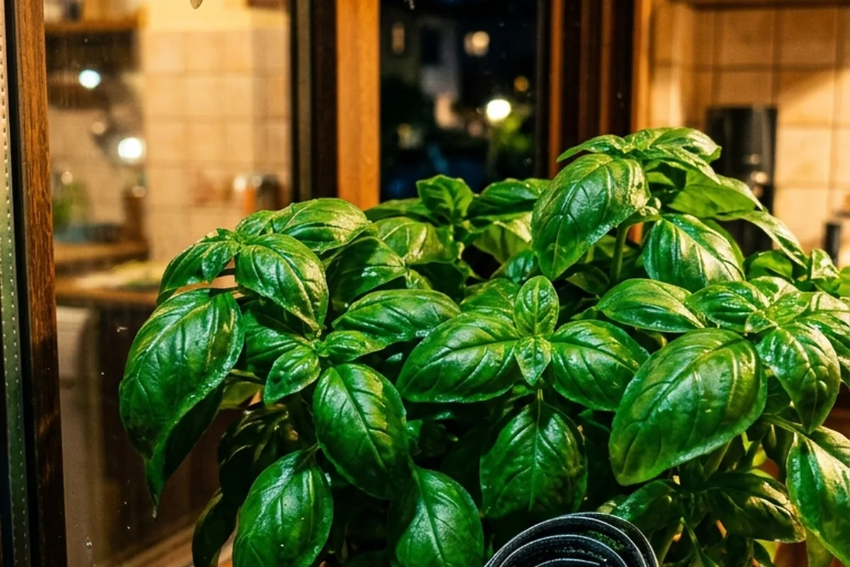 Metti un rametto di basilico accanto alla finestra: il trucco naturale per non far entrare mosche in casa