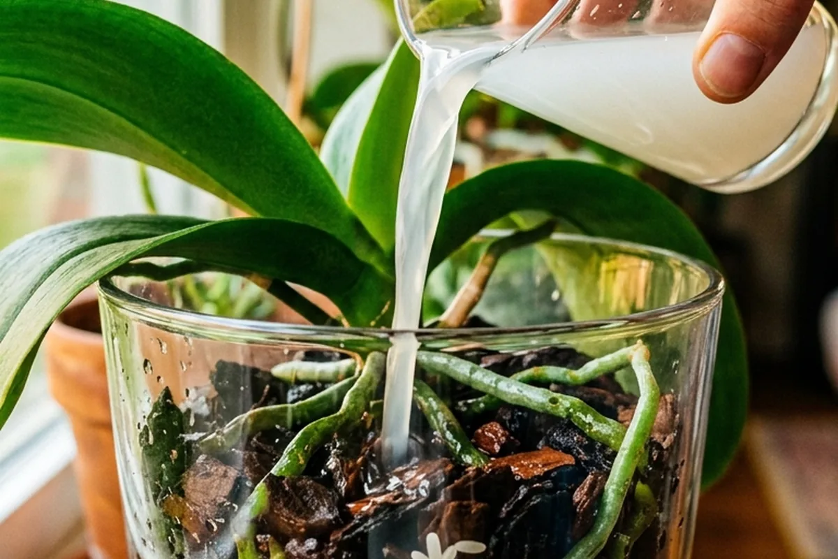 Non buttare l'acqua di cottura del riso: è "oro liquido" per le tue orchidee, ecco come usarla a marzo