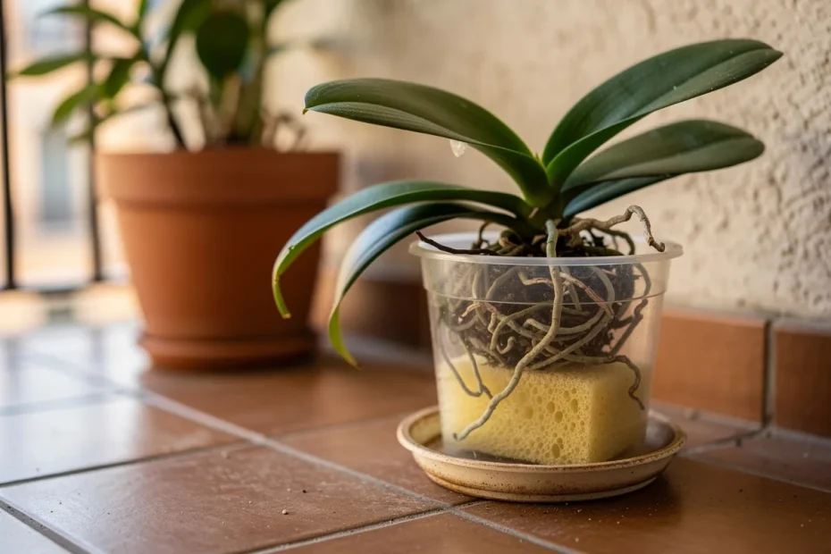 Non buttare l'orchidea che sta morendo! Usa la tecnica della spugna secca e tornerà a fiorire