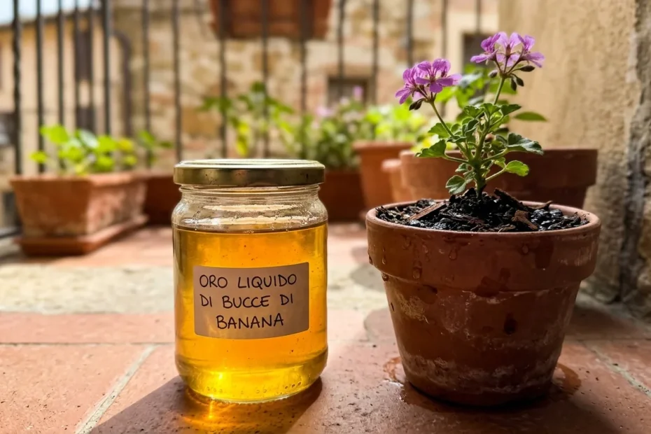 Non comprare più concimi: come trasformare le bucce di banana in "oro liquido" per le tue piante.