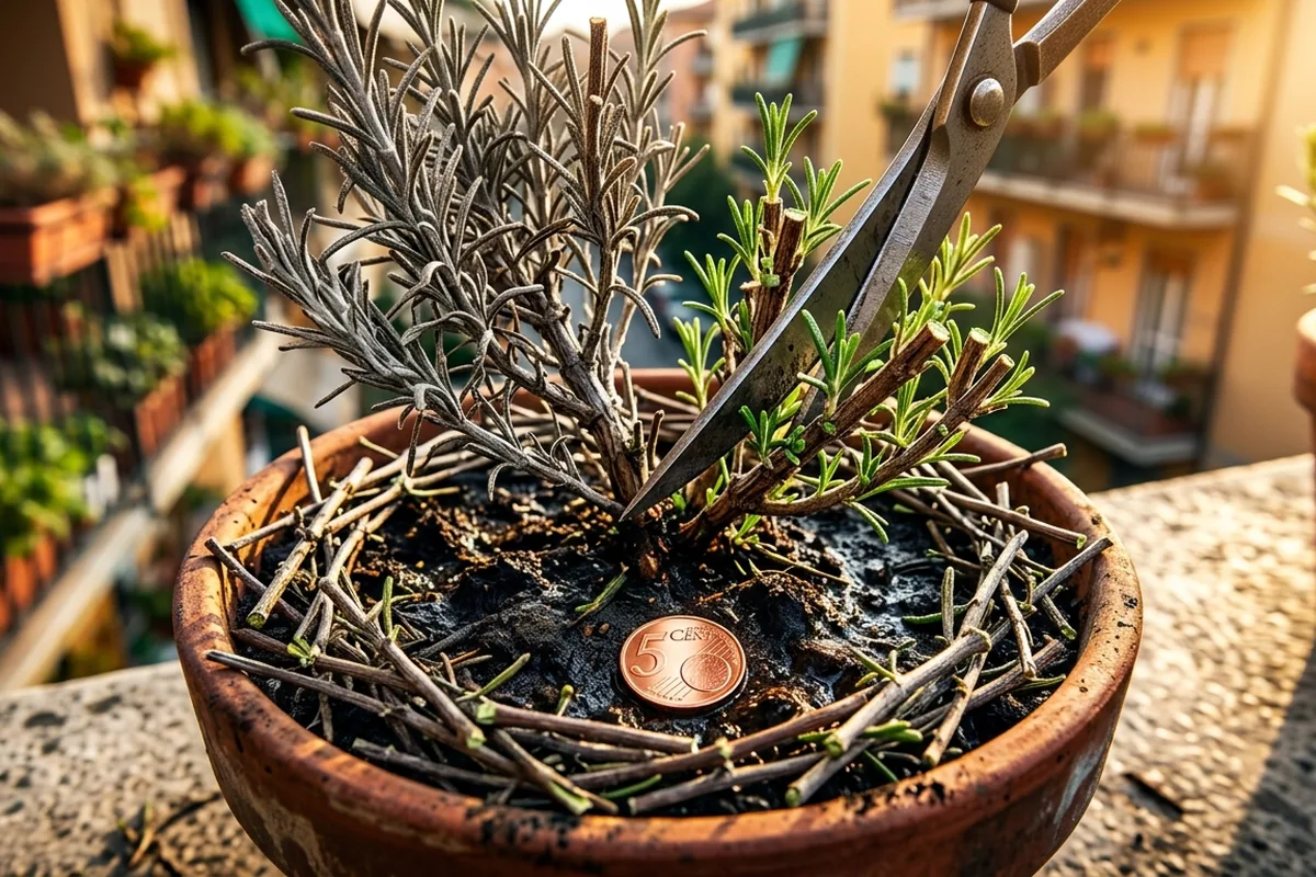 Potatura a "cerchio" del rosmarino: l'unico modo per farlo rinascere in 15 giorni se sembra secco