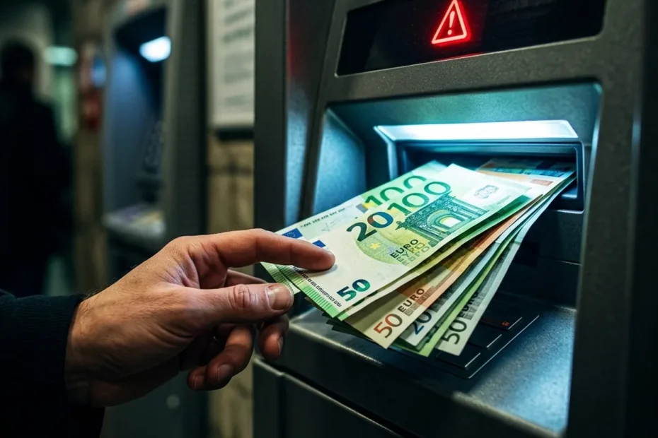 Prelievi al bancomat: l’errore “innocente” che può farti finire sotto controllo